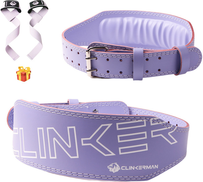 COXCO 웨이트 허리벨트 헬스 스쿼트 데드리프트 안정적 지지, 보라색, 1개