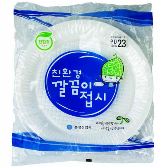 깔끔이접시 230mm 086 10개입 일회용 캠핑 그릇 식기, 본상품선택, 1개