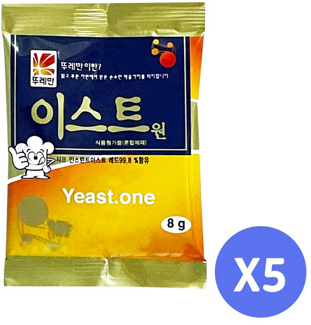 남양식품 이스트 원, 5개, 8g