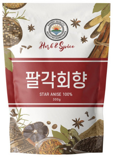 팔각향 300g 회향 스타아니스 향신료, 300g(1개), 1개