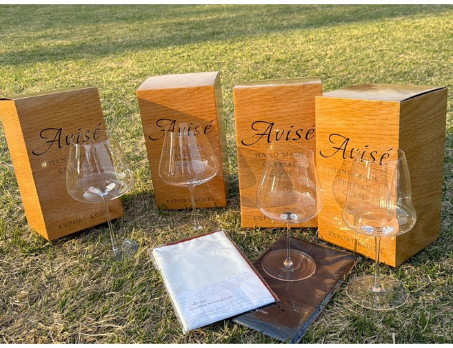 AVISE 아비제 올인원 핸드메이드 와인잔 크리스탈 글라스 4가지 디자인, 1000개, 760ml, 프리즘(PRISM)올인원글라스1개