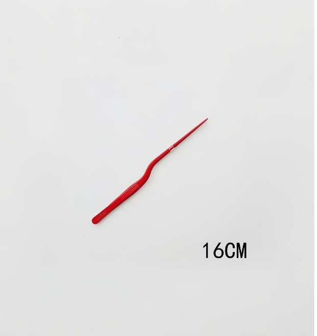 조리용 핀셋 트위저 플레이팅 다이닝 요리용 파인다이닝 쉐프 분자요리 도구, 16cm 레드, 1개, 14. 레드 16cm
