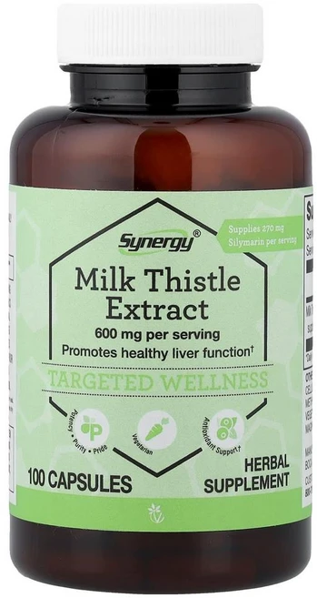 비타코스트 시너지 밀크씨슬 추출물 300mg Vitacost Synergy® Milk Thistle Extract 300 mg 100정, 1개 - 쿠팡