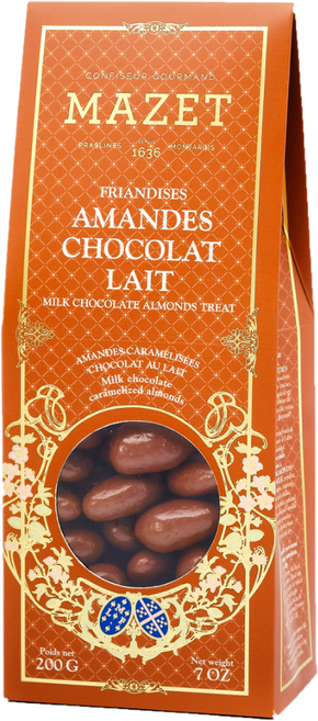 메종 마제 프랑스 수제 아몬드 초콜릿 선물용, 밀크, 200g, 1개