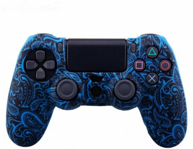 소니 플레이 스테이션 4 PS4 컨트롤러 보호 케이스에 대한 미끄럼 방지 부드러운 실리콘 젤 고무 스킨 커버 PS4 프로 슬림 게임 패드, 3)색상 TBE