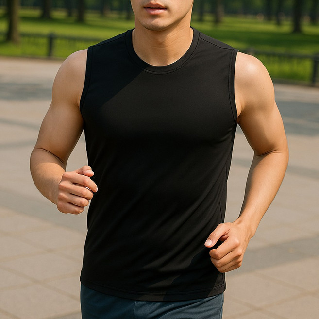 투데이리빙 쿨링 민소매 티셔츠 빅사이즈 냉감 민소매티 여름 나시 기능성 나시티 쿨나시 면나시티 쿨민소매 쿨티셔츠 운동복 런닝