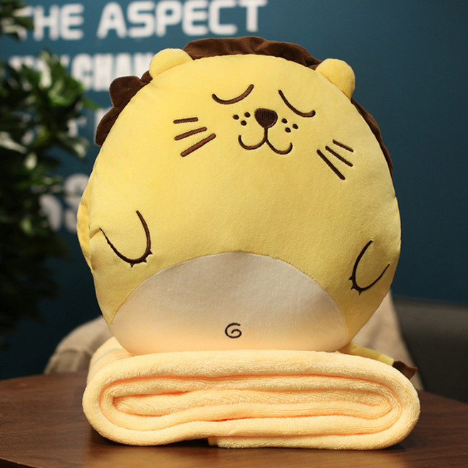 휴대용 손 베개 낮잠 사무실 책상 수면 담요 세트