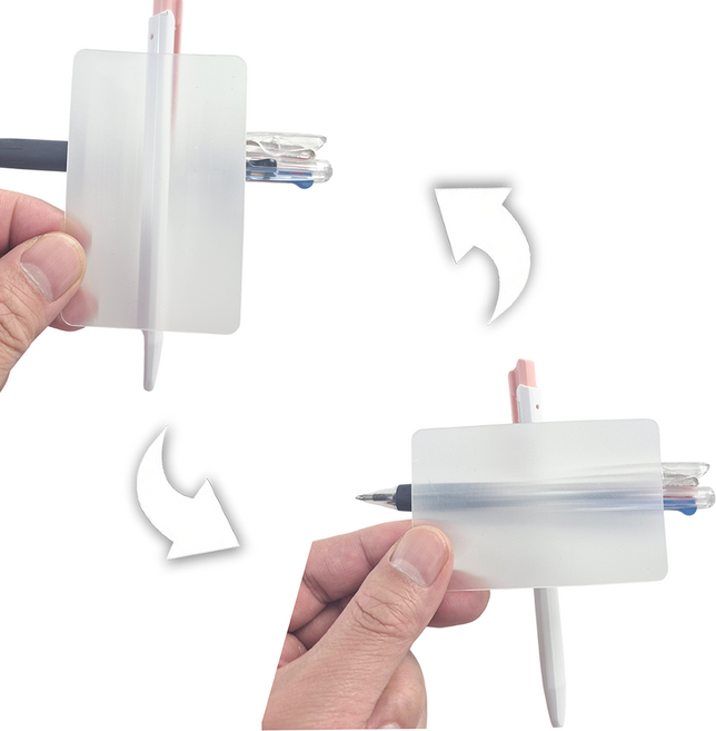 JL매직 투명인간필름 5.5cm*8.5cm 렌티큘러 광학 은신 마술소품 과학실험, 1개