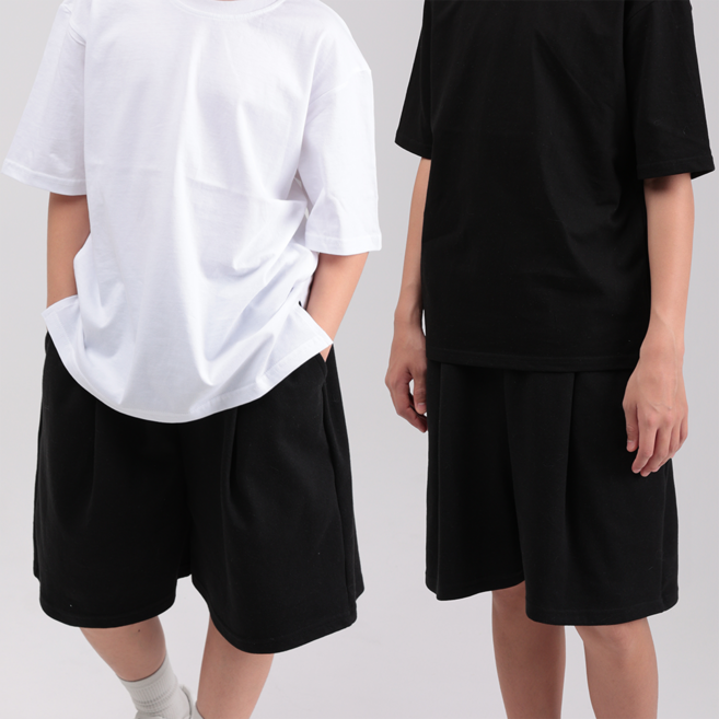 국내 생산 마고 주니어 원턱 버뮤다 팬츠 키 140 150 160 170 ( 단품 & 1+1 )