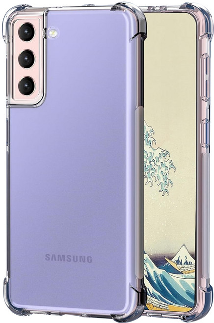 리빙그레이 갤럭시 S21 플러스 울트라 아머 핏 투명 범퍼 젤리 케이스