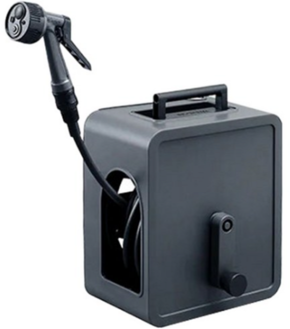 아이리스 풀커버 투웨이 호스릴 10m, 1개, BLACK (블랙)