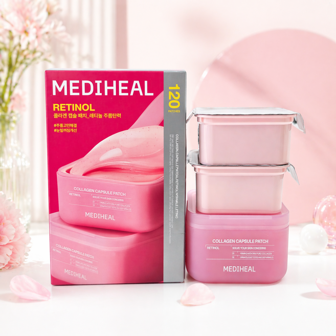 (리뉴얼) 메디힐 레티놀 콜라겐 캡슐 패치, 2개, 60개입