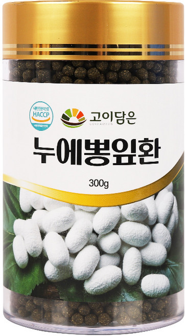 고이담은 누에뽕잎환 300gX3병/건강환/누에환/영양제/뽕잎환/뽕잎가루/건강분말, 300g, 3개