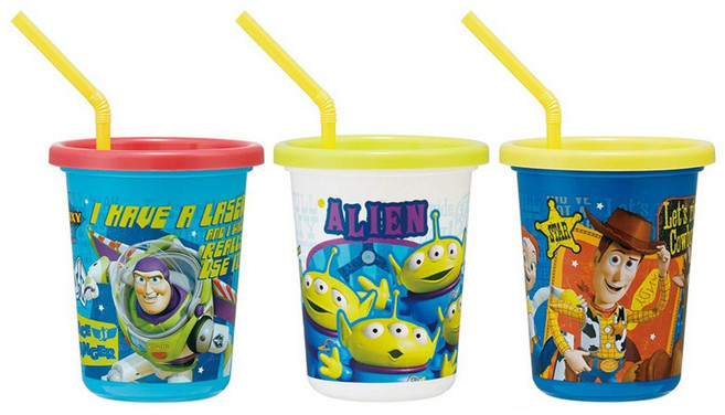 [돌앤돌스] 스케이터 토이스토리 19 스트로 텀블러 3P SET 320ML-빨대컵 물컵 파티 피크닉 소풍 돌앤돌스