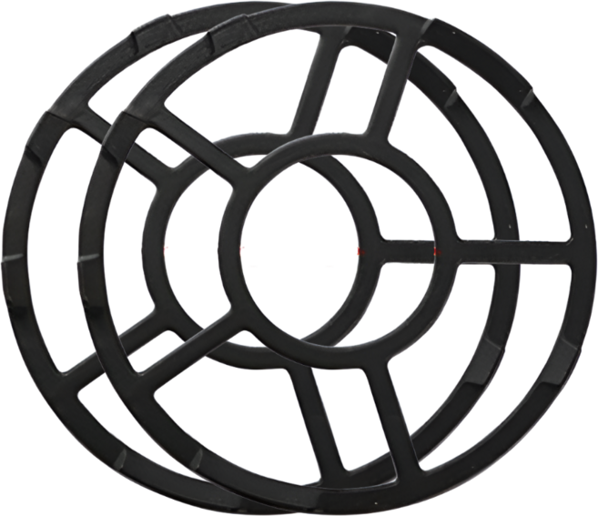 모어벨 가스레인지 삼발이 보조 받침대, 2개, 블랙