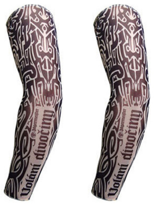 와이지알씨 타투 팔토시 모음 2개 세트 문신 무봉제 자외선 차단 쿨토시 패션, 129번