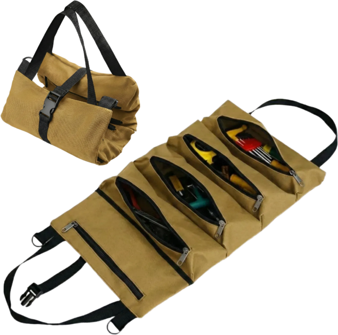 톤앤드 휴대용 방수 공구가방, 1개, 베이지