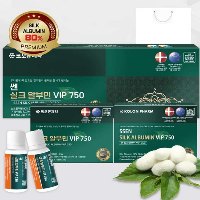 KL 알부민 VIP 750 25gx30병 실크알부민