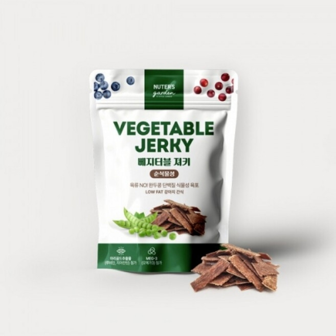 누터스가든 강아지 비건 베지터블 져키 90g, 1개