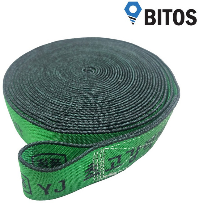 고강력 탄력바 고강력바 가구바 화물바 화물차량 고리형 50mm, 녹색, 9m, 1개입, 1개