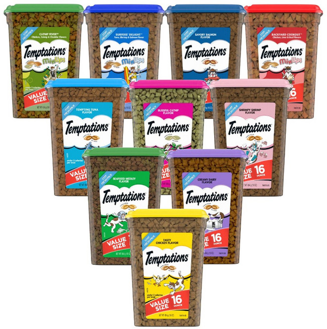 템테이션 캐나다산 고양이 간식 대용량, 1개, 454g, MIX Catnip Fever