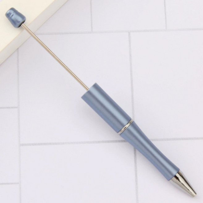 볼꾸 볼펜 꾸미기 펜꾸 비즈 볼꾸펜 만들기 세트 키트 DIY 파츠 재료 펜꾸미기, 5개, 모란디 블루