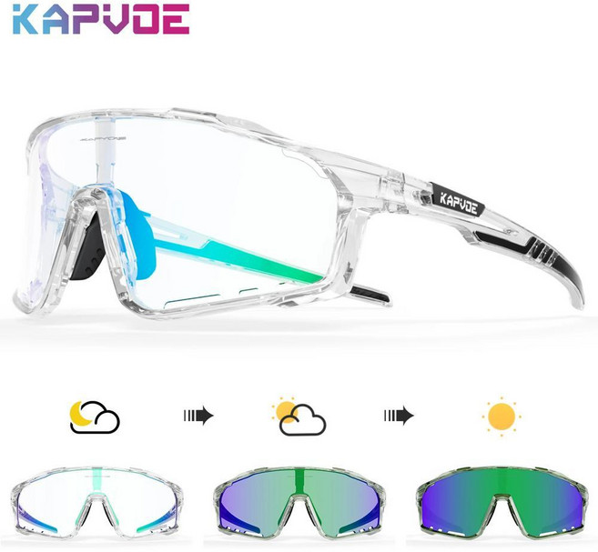 선글라스 세계 최초 광변색 프레임 안경 야외 자전거, 1. 63 / A. Photochromic-1lens, 1개