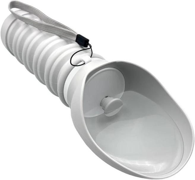 EZY DOSE 접이식 반려동물 물병 여행용 휴대용 강아지 물 디스펜서 누출 방지 BPA 프리 그릇 부착 하이킹 걷기 및 야외 모험에 이상적, 1개 - 쿠팡