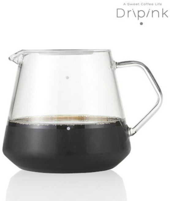 드립핑크 내열유리 커피서버 600ml(14인용) 드립서버 핸드드립 커피 서버