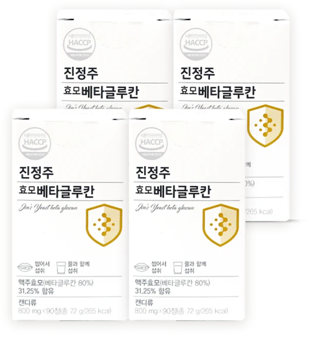 NEW 진정주 효모베타글루칸B(90정), 90정, 4개 - 쿠팡