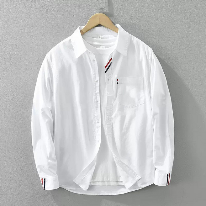 더킹맨 남성 스트라이프 캐주얼 남방 셔츠