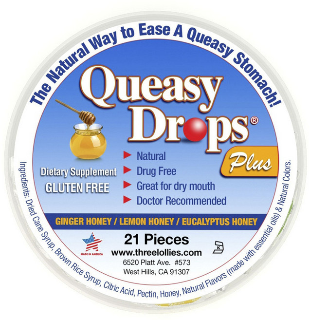 쓰리롤리즈 쿠이지 드롭 플러스 생강 허니 + 레몬 + 유칼립투스 21개입