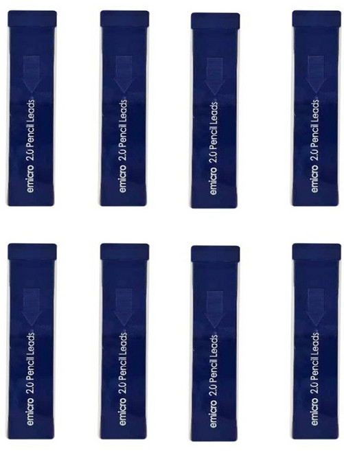 이마이크로 홀더 샤프심 B 12개입 파랑, 8개, 2mm