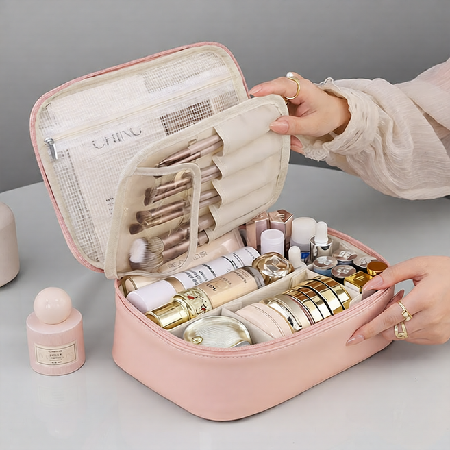 레드에셋 대용량 화장품 파우치 메이크업 가방