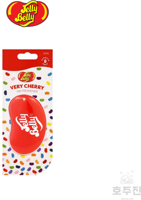 [젤리 벨리] 호주 Jelly Belly 차량용 방향제 에어 프레셔너, Very Cherry, 1개