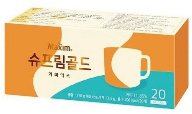 맥심 슈프림 골드 커피믹스, 13.5g, 100개입, 1개