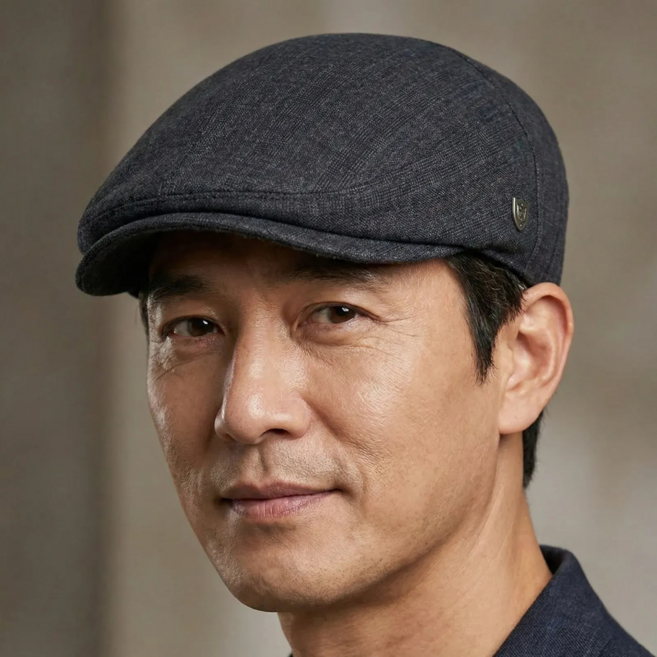 [국내백화점] 닥스 헌팅캡 남성 베레모 체크 중절모 캐주얼