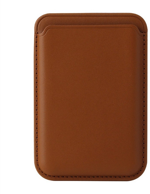 맥세이프 가죽 카드지갑 아이폰12시리즈 아이폰13시리즈, 브라운, 1개