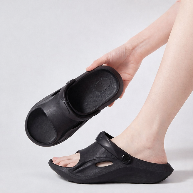 히트그램 남녀공용 발편한 EVA 여름 샌들