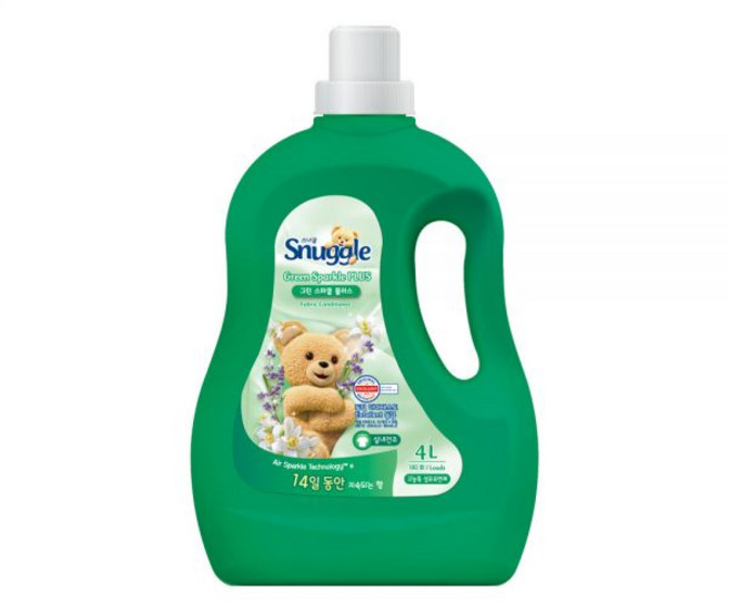 스너글 그린스파클 플러스 섬유유연제 4L, 1