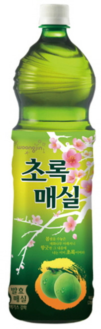 초록매실 1.5L PET 웅진식품, 1개