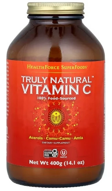 헬스포스수퍼푸드 Truly Natural 비타민C 400g(14.1oz), 1개 - 쿠팡