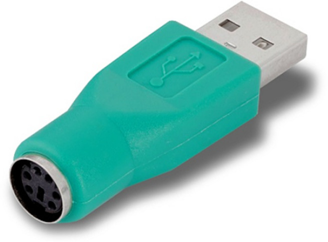 케이블메이트 PS/2(F) to USB(M) 변환젠더 [CU320] [그린]