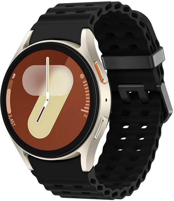 갤럭시워치 7 호환 6 5 4 마린 무늬 클래식 스트랩 방수성 스포츠 밴드 40mm 44mm 45mm 43mm 47mm 42mm 46mm, 블랙