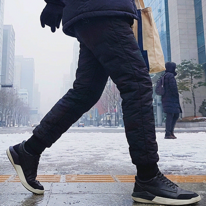 겨울 방한바지 기모 등산바지 겨울 남자 방수 작업바지