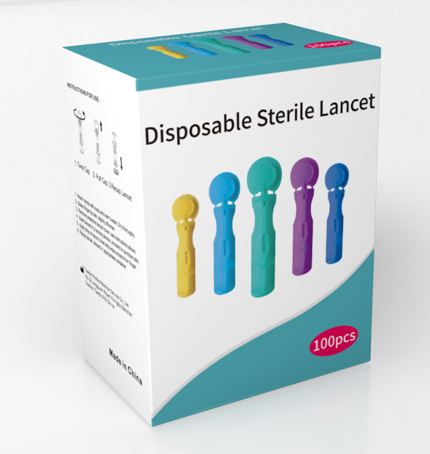 릴리파인 수동 란셋 채혈침 30G, 100개입, 2개