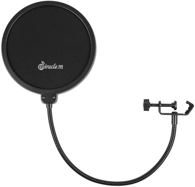 미라클엠 마이크 팝 필터, MC40P, 블랙, 1개