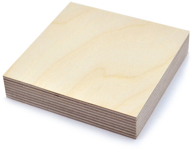 소품제작용 목공 교육용 스트링아트재료 자작나무합판, 1개, 24(두께)x200(폭)x200(길이)mm