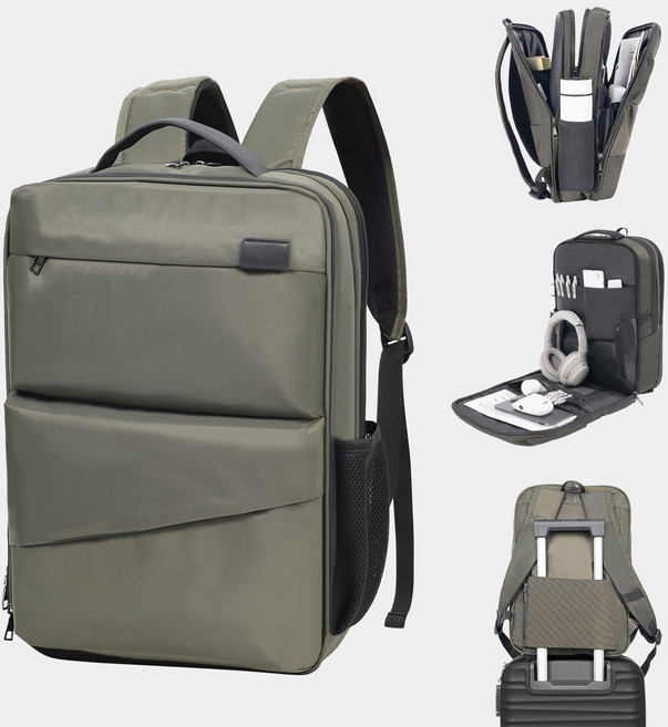 MIAZIB 미아집 백팩 남녀공용 직장인 노트북 서류 단기출장여행용 가방 배낭-01