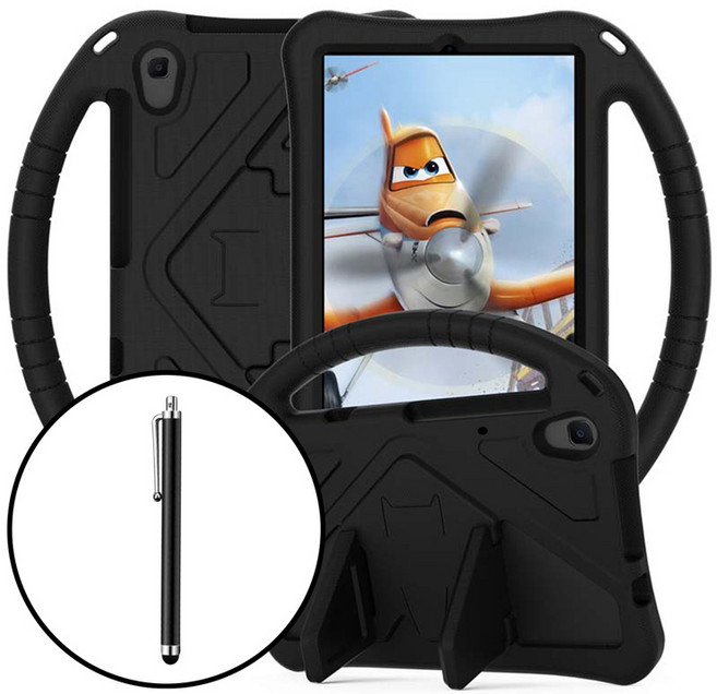 2020 갤럭시 탭 A 8.4 (SM-T307 / T307U) EVA폼 로켓 거치대 손잡이 케이스, BLACK